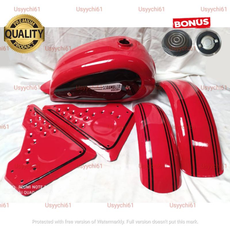 Jual Paket Hemat Body Tangki Cat Cover Scrambler Ducati Triumph ...