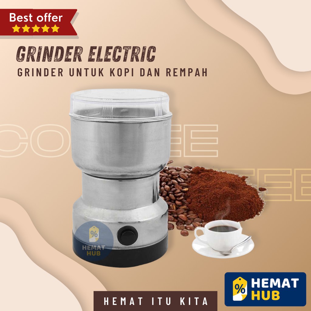 Jual Grinder Kopi Elektrik Alat Penggiling Biji Otomatis Electric