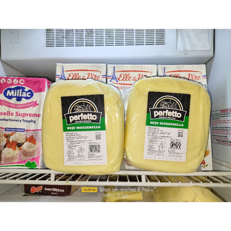 Jual Mozarella Perfetto 1 Kg / Keju Mozarella Perfetto 1 Kg / Mozarella