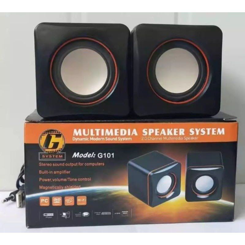 Jual Speaker Komputer PC Laptop Notebook USB Mini Multimedia G101 ...