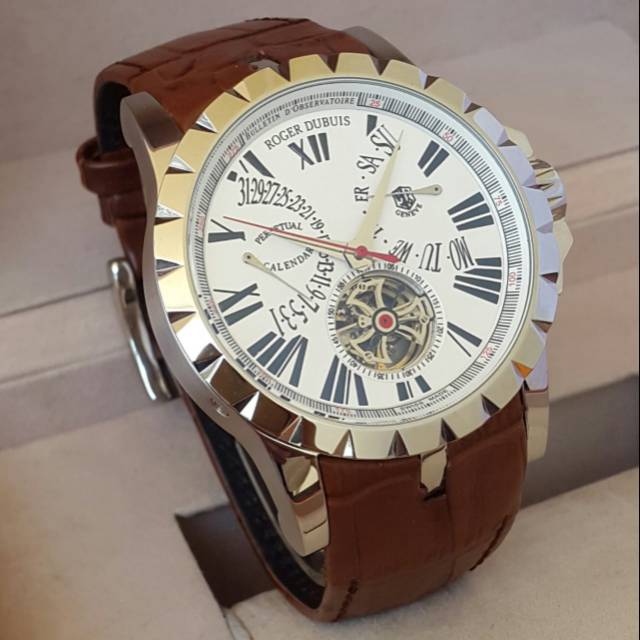 Jual Jam Tangan Pria Roger Dubuis Kulit Kws Shopee Indonesia