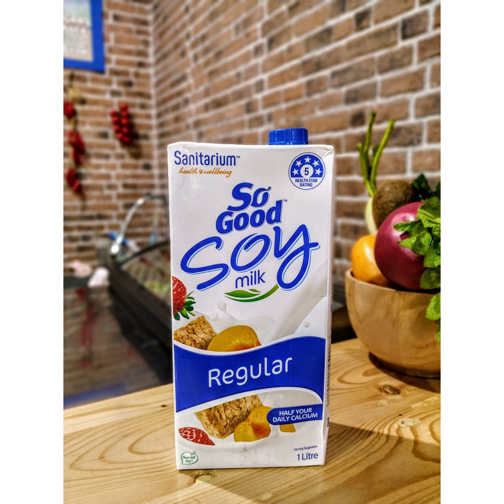 Jual SNT, SO GOOD SOY MILK REGULAR 1LITER Shopee Indonesia