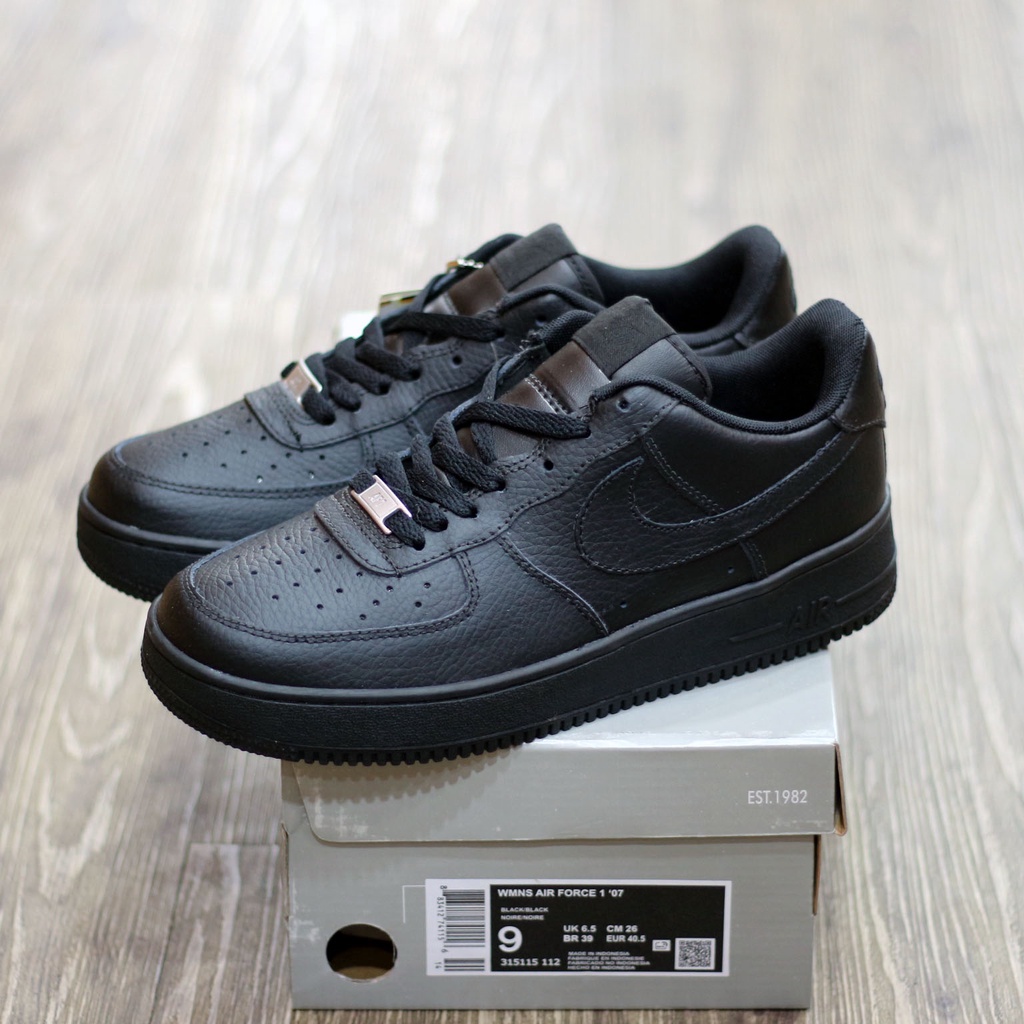 Nike air force sales 1 black harga