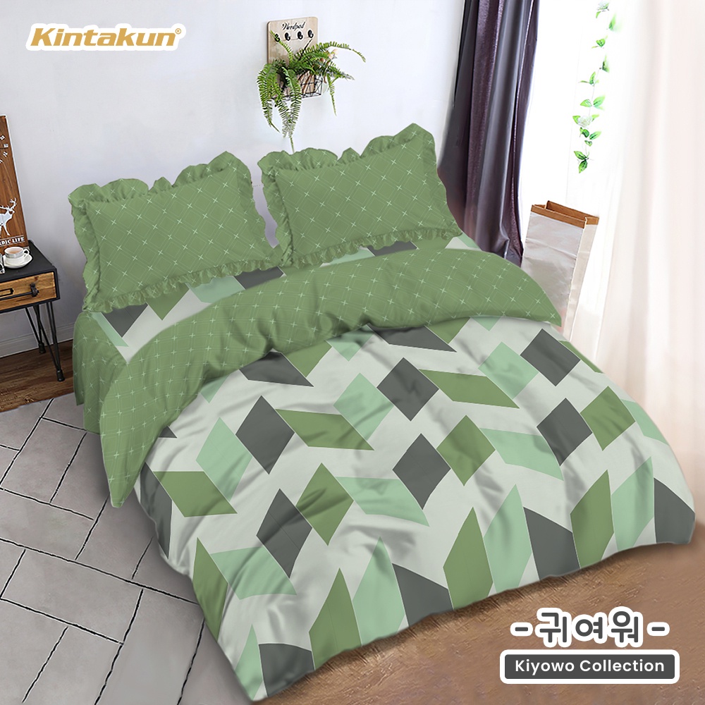 Jual Kintakun Bed Cover Set 180 King Minimalis Dluxe Nirmana Microfiber ...