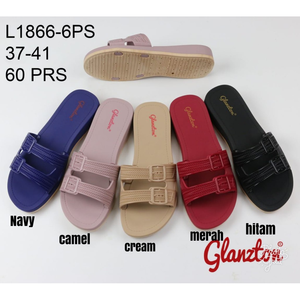 Jual Sandal Jelly Tinggi 2.5cm Merk Glanzton Shopee Indonesia