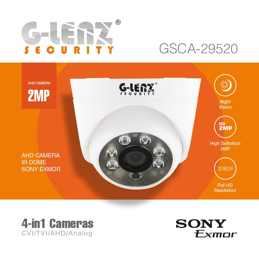 Jual Glenz Security CCTV Indoor 2Mp Camera Gsca 29520 Shopee