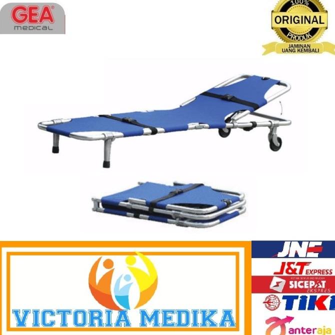 Jual Folding Stretcher Tandu Lipat 2 Plus Roda Gea Ydc 1a3 Shopee