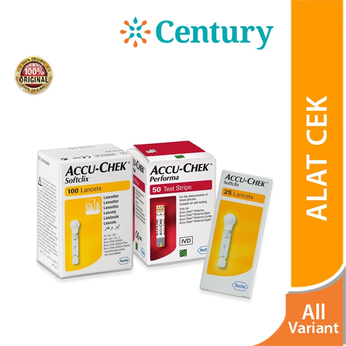 Jual Accu Chek Soft Lancet isi 25 & 100 / Jarum cek darah / kolesterol ...