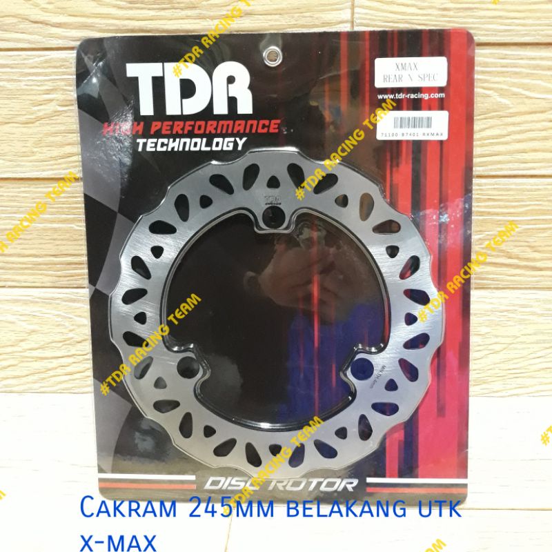 Jual DISC ROTOR 245MM TDR REAR N SPEC FOR X-MAX | Shopee Indonesia
