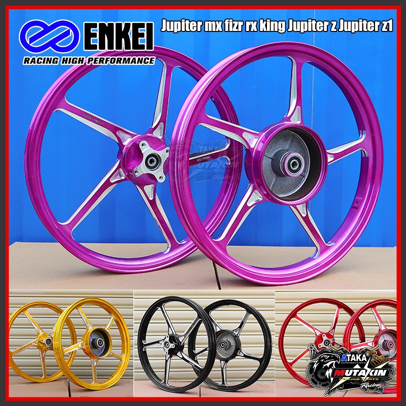 Jual Enkei Mutakin Racing Pelek Cnc Velg Ak Chrome Ring Pnp F Zr