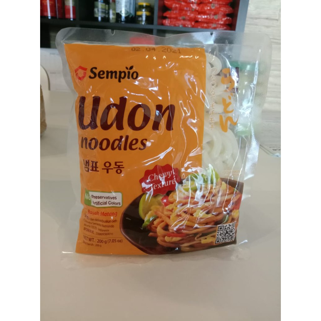 Jual SEMPIO Fresh Udon Noodles 200gr Shopee Indonesia