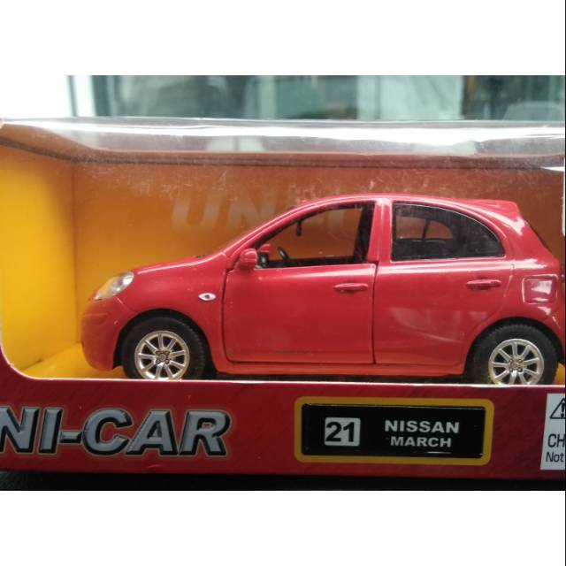 Jual DIECAST UNI CAR NISSAN MARCH Shopee Indonesia