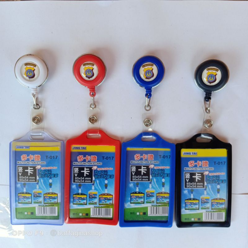 Jual Logo Polda Jawa Timur Name Tag id Car holder/Gantungan ID Card ...