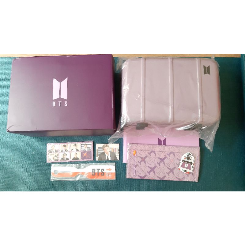 Weverse Shop on X: Dreaming of a trip with a luggage🧳 on one hand🛫 Meet  Merch Box #5 prepared for #BTS ARMY MEMBERSHIP : Merch Pack subscribers.  From the versatile mini luggage