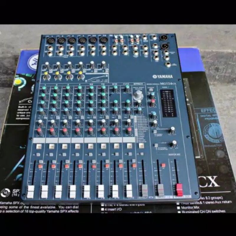 Jual mixer audio Yamaha mg124cx 12channel | Shopee Indonesia