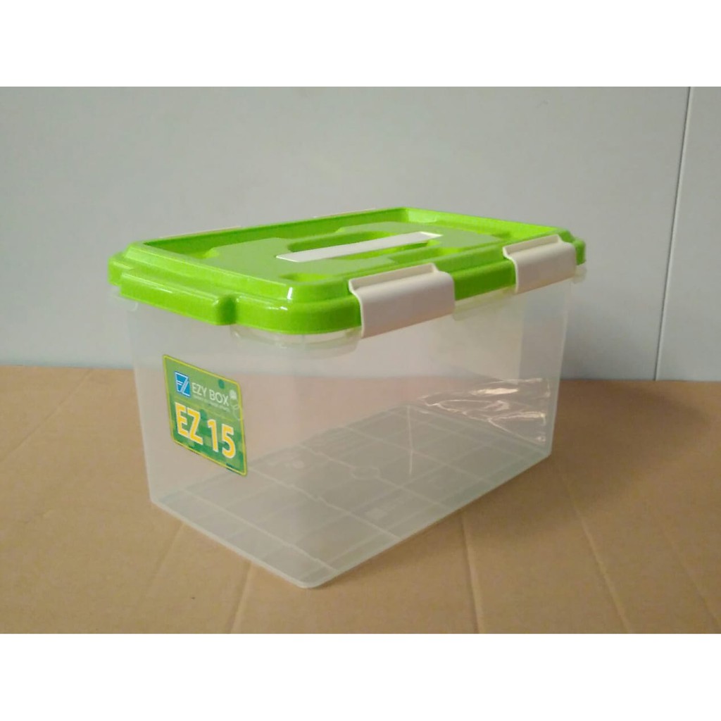 Jual CONTAINER BOX 15 LITER/KOTAK PENYIMPANAN SERBAGUNA EZY BOX CB15L ...
