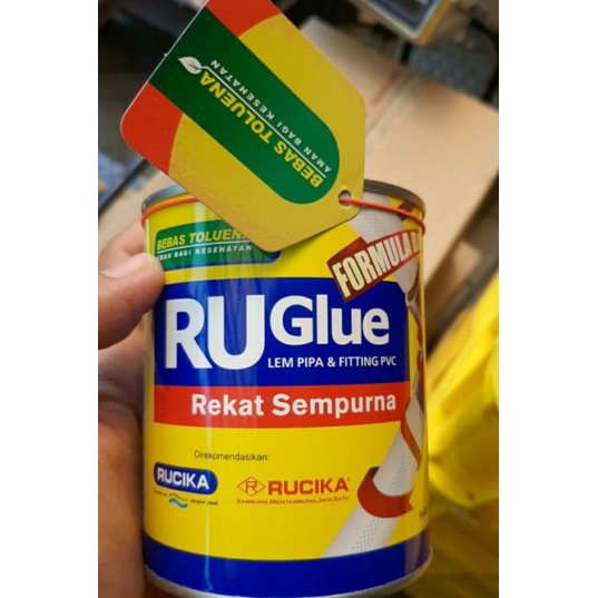 Jual Lem PVC Ru glue kaleng 400 gram | Shopee Indonesia