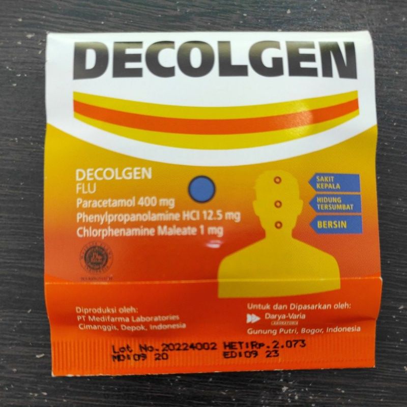 Jual Decolgen tablet (1strip/4tablet) | Shopee Indonesia