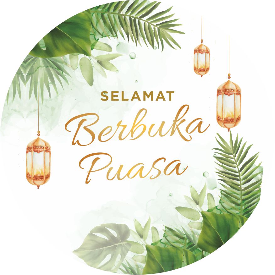 Jual Stiker Selamat Berbuka Puasa Diameter Cm Isi Pcs Shopee