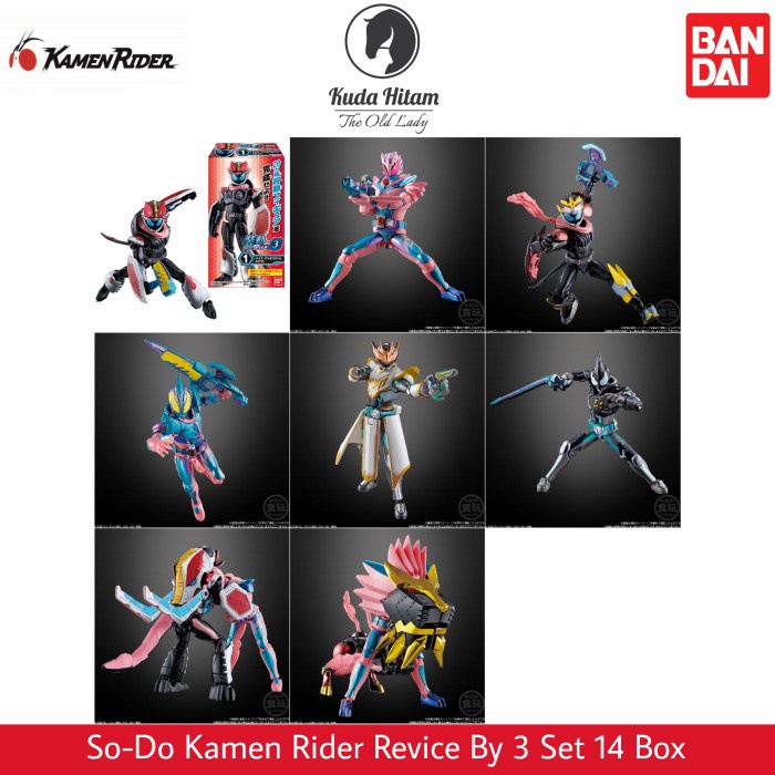 Jual Bandai Sodo So Do Kamen Rider Revice By 3 By3 Set 14 Box Shopee