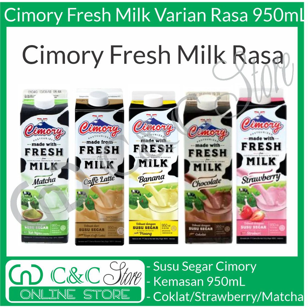 Jual Cimory Fresh Milk 950ml Varian Rasa 950 Ml Susu Segar 1 Lt 1l