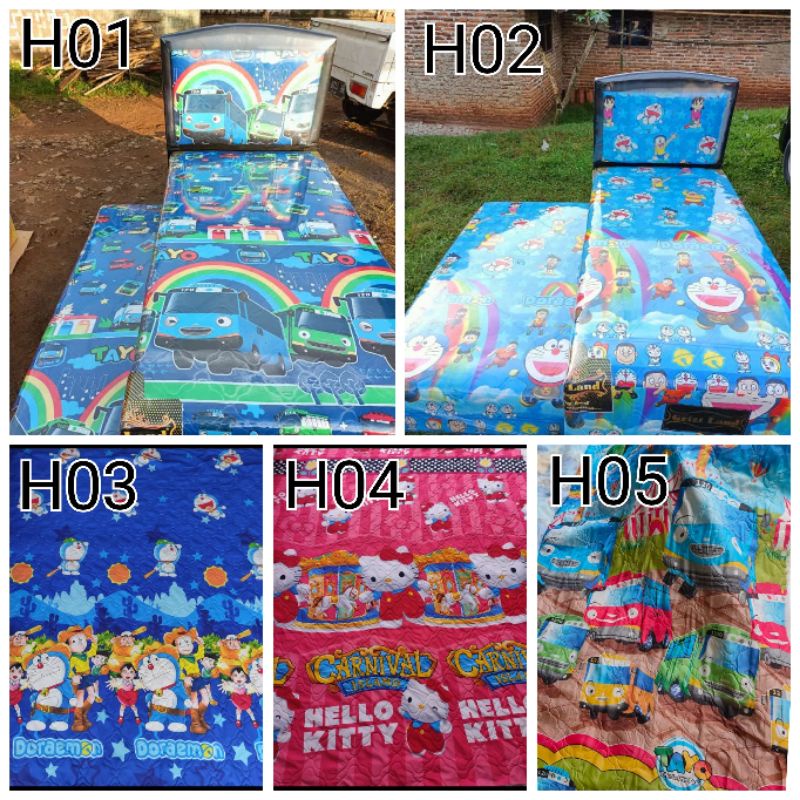 Jual DIVAN KASUR 2 in 1 NESYA (FULL BUSA) Karakter Kartun Anak Tempat