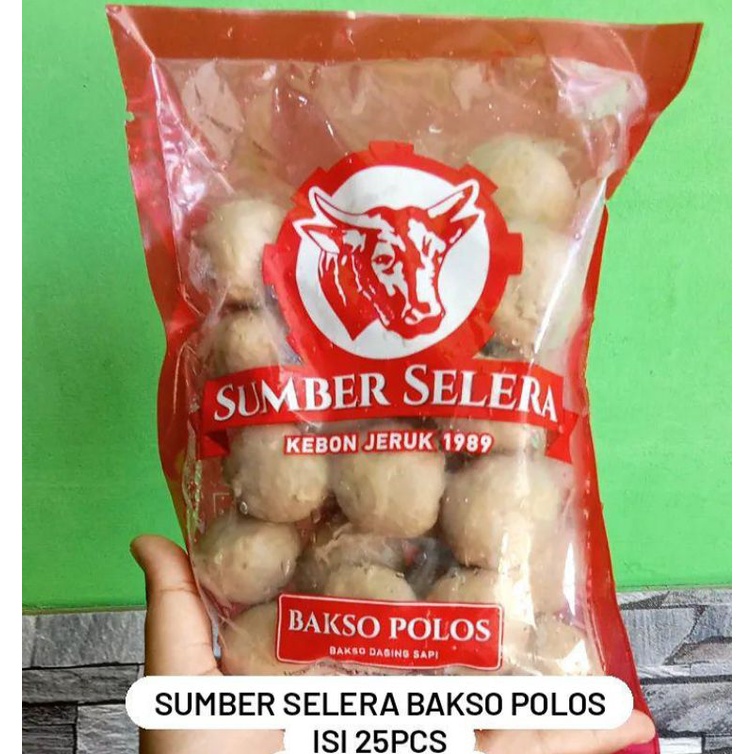 Jual Sumber Selera Bakso Sapi Polos 50pcs Shopee Indonesia