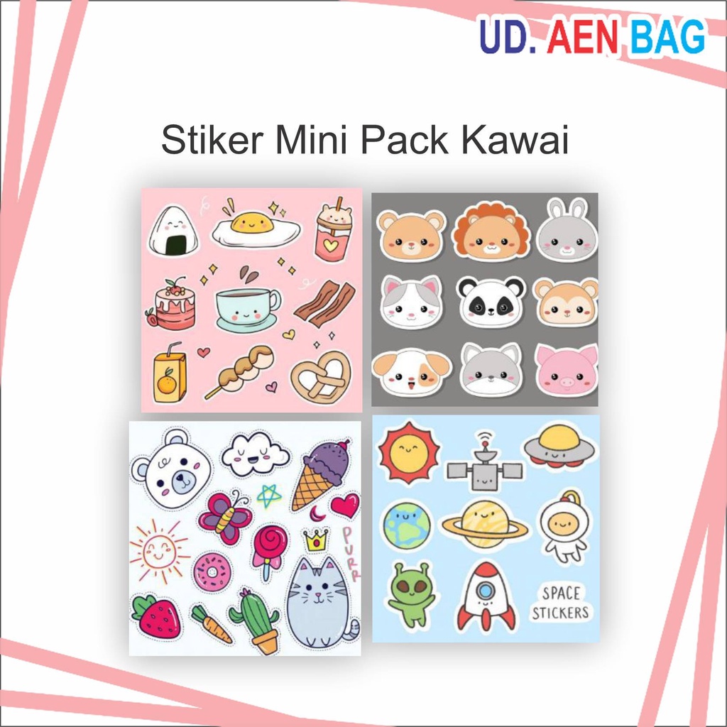 Jual Sticker Mini Pack Stiker Kawai Planner HP di ISKSTORE | Shopee ...