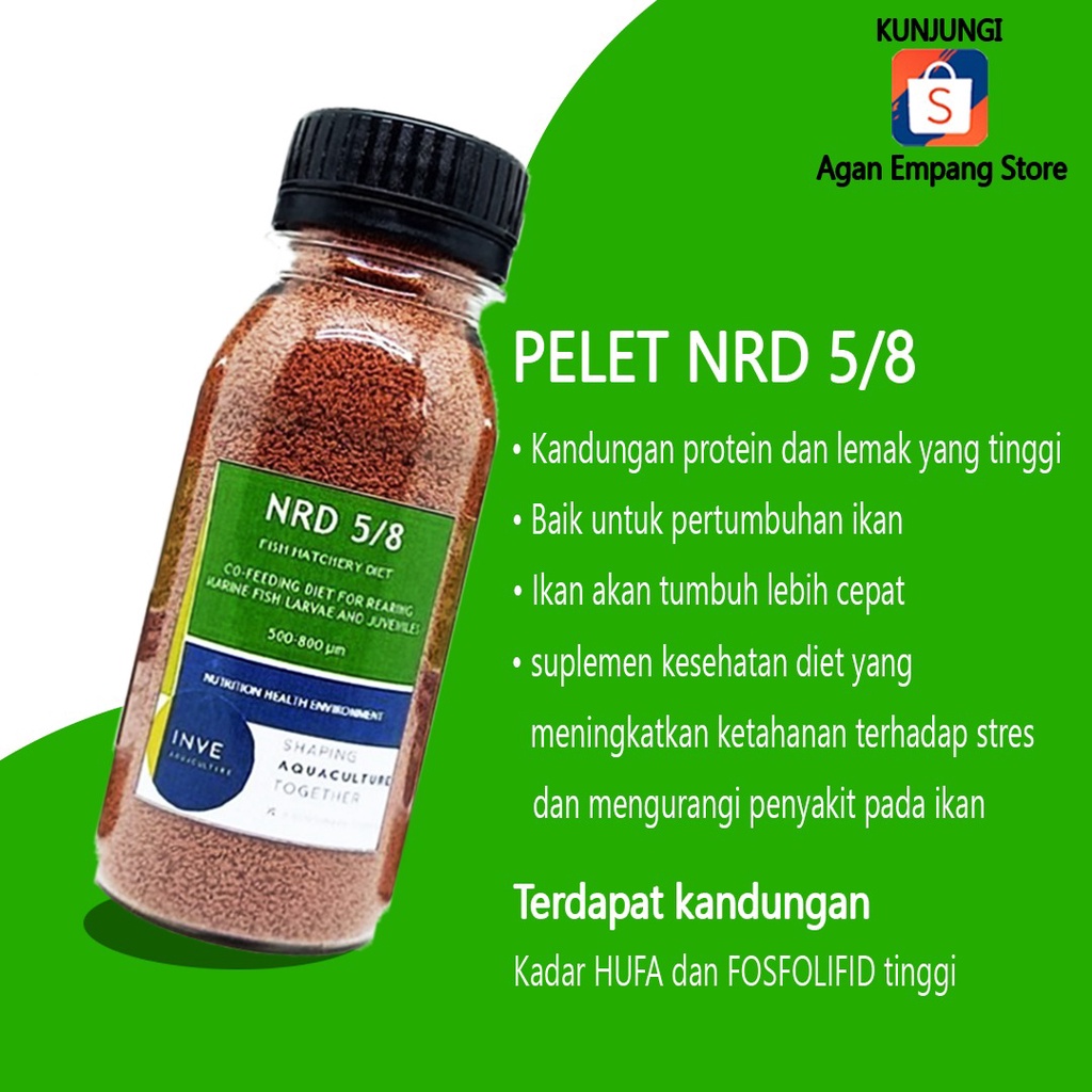 Jual Pelet Nrd Micron Gram Nrd Pakan Ikan Hias Pelet Cupang Pelet Ikan