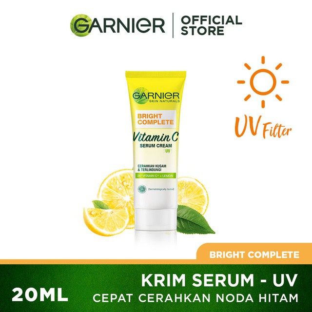 Jual Garnier Bright Complete Vitamin C Day Cream 20 ml Shopee Indonesia
