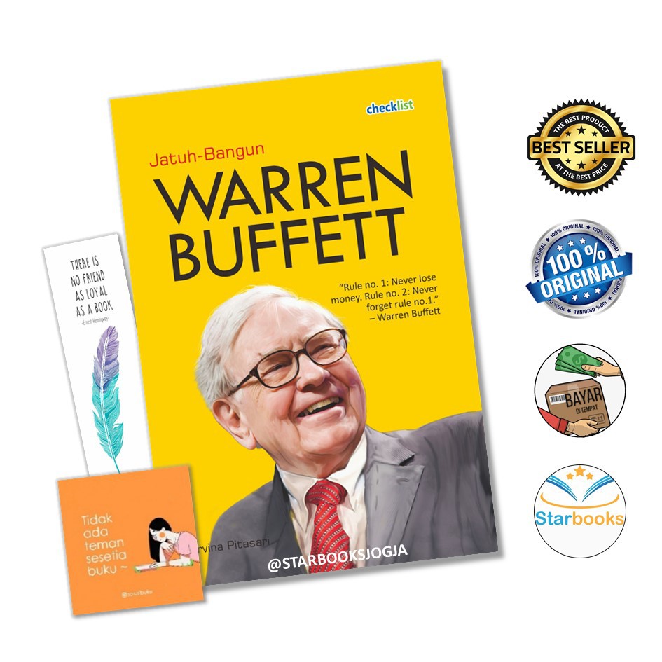 Jual NEW!! BUKU BIOGRAFI JATUH-BANGUN WARREN BUFFETT - CHECKLIST ...