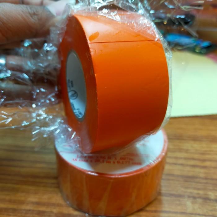 Jual 3M 1700C Temflex 3m isolasi Orange Vinyl Electrical tape 38mm X 20 ...