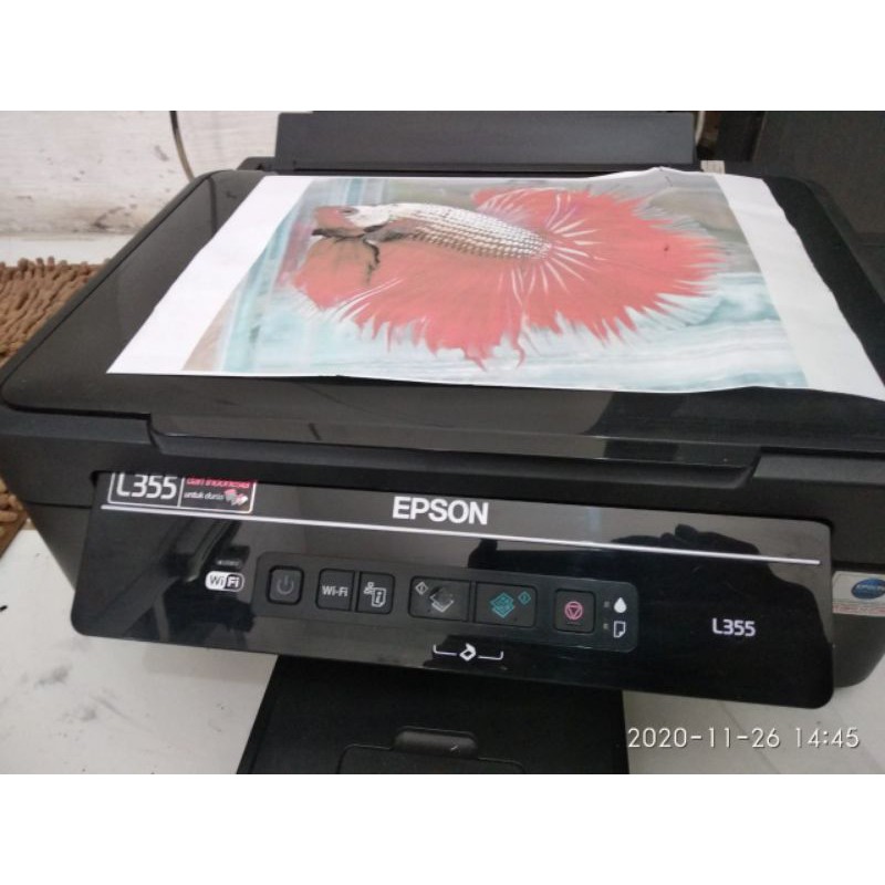 Jual Printer Epson L355 L365 L385 L405 Second Print Copy Scan Wifi Shopee Indonesia 8763