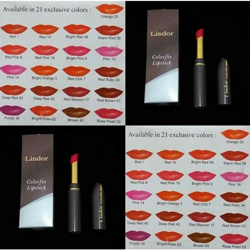Jual LINDOR LIPSTIK COLORFIX | Shopee Indonesia