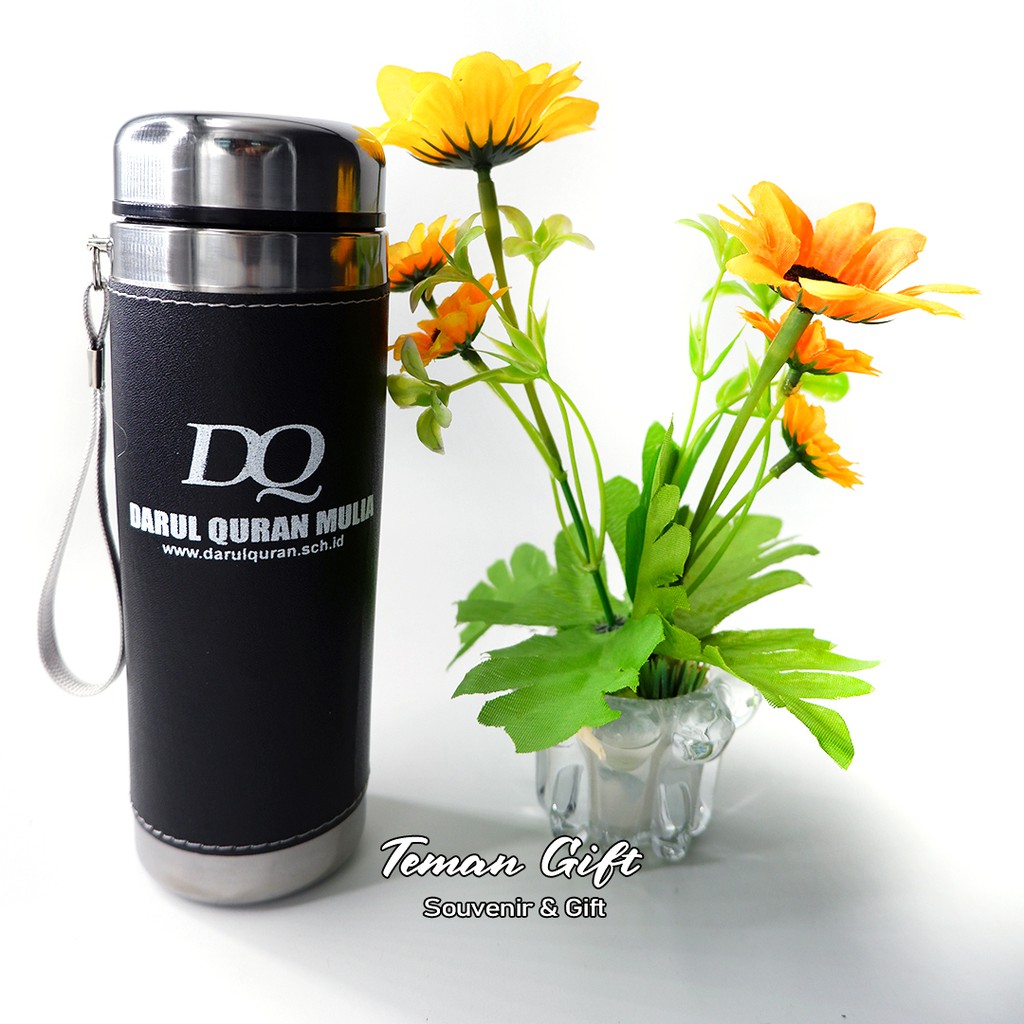 Jual Termos Tumbler Kulit Tali Custom Stainless Botol Air Minum Panas Souvenir Promosi Ts0 9664