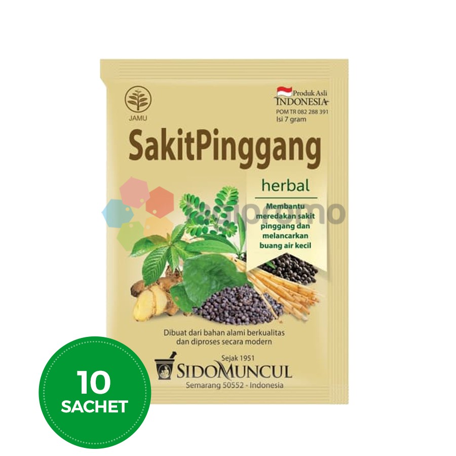 Jual Sido Muncul Jamu Sakit Pinggang 10 Sachet Obat Nyeri Pegal Linu