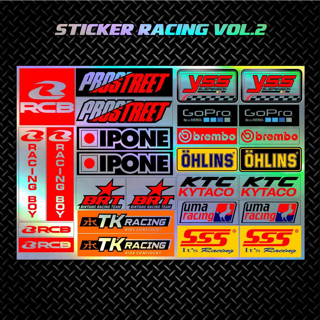 Jual STICKER RACING / STIKER PACK / STIKER MOTOR / STICKER BALAP ...