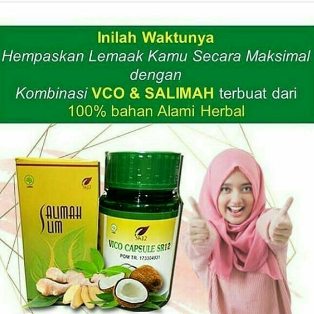 Jual SR12 Paket Peluntur Lemak - Diet Sehat - Salimah Slim - Penurun ...