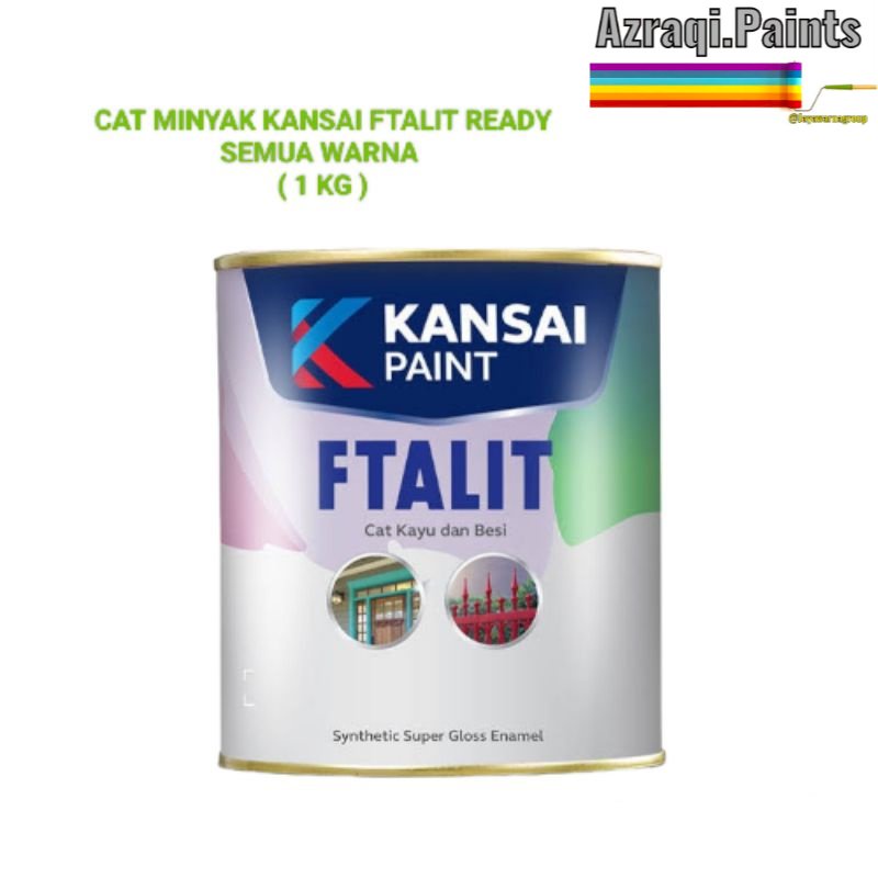 Jual Cat Ftalit 1 Kg Cat Minyak Kayu Dan Besi All Warna Gloss Shopee Indonesia 5602