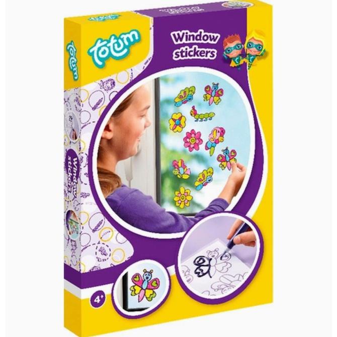 Jual ,,,,,,,] Creativity Window Stickers Window Stickers Colouring ...