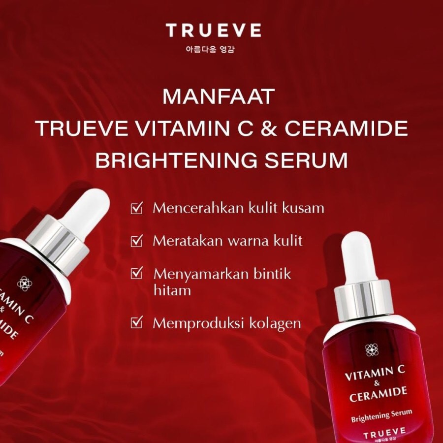 Jual TRUEVE Vitamin C & Ceramide Brightening Serum (30ml) | Shopee ...
