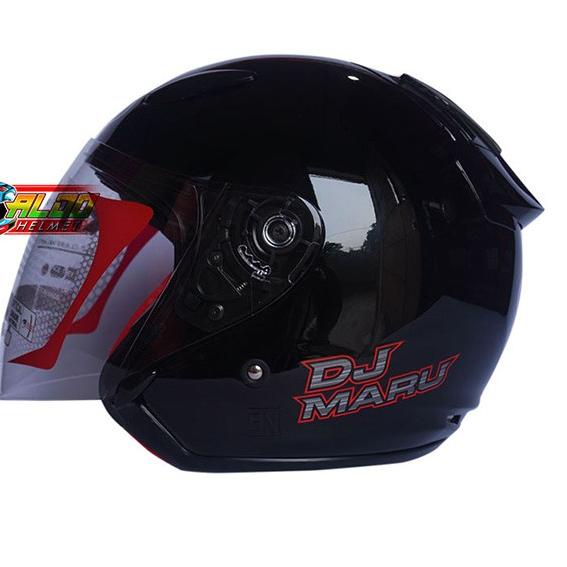 Jual KYT DJ MARU SOLID HELM HALF FACE SNI CEWEK COWOK ORIGINAL Shopee