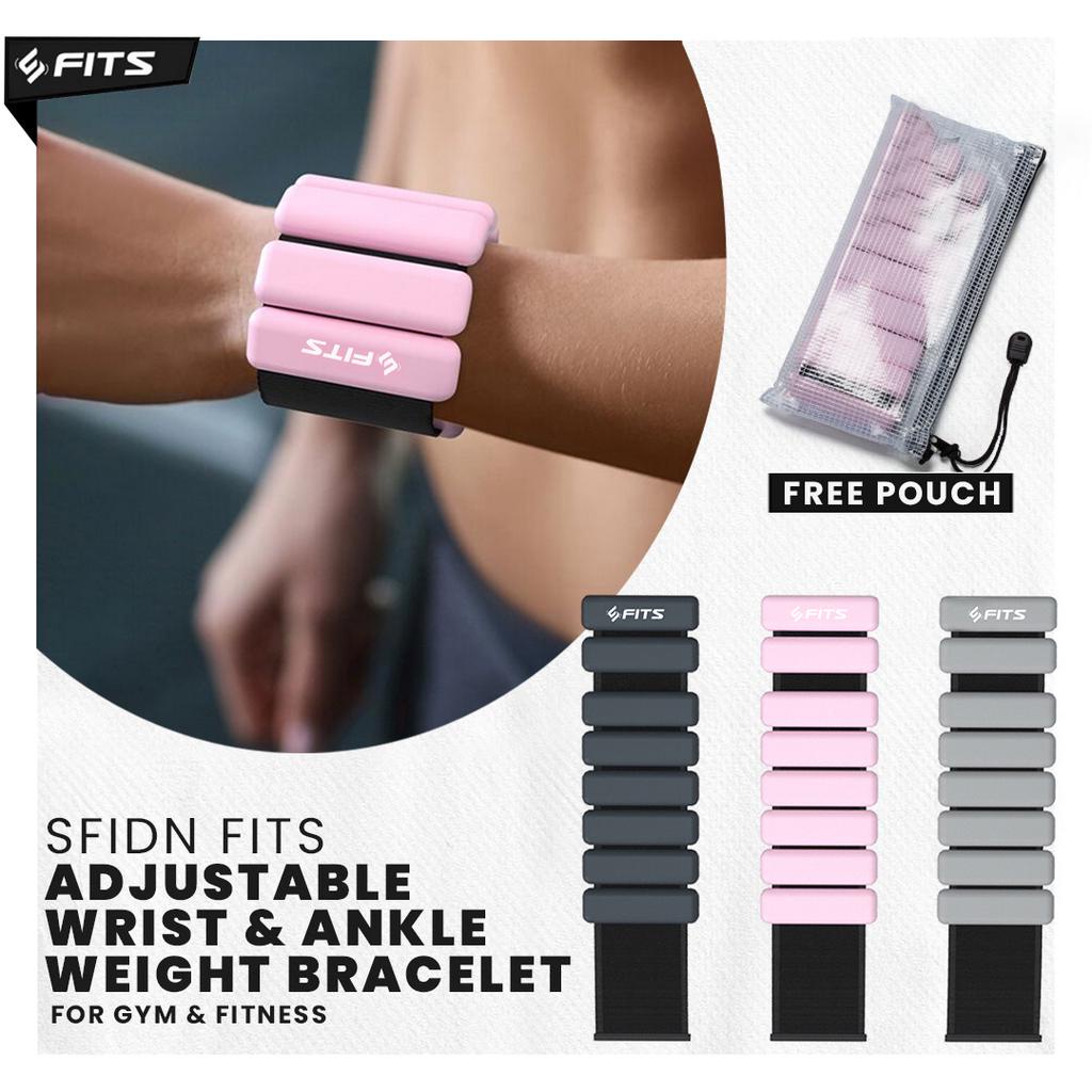 Jual SFIDN FITS Adjustable Wrist & Ankle Weight Bracelet 2KG | For Gym ...