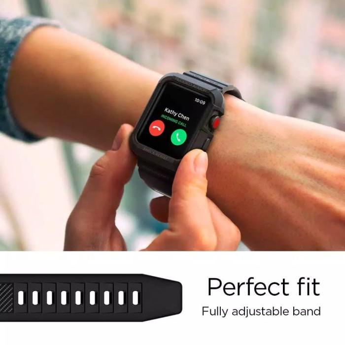 Jual Wearable Case Apple Watch 7/6/5/4/Se Spigen Rugged Armor Pro Strap ...