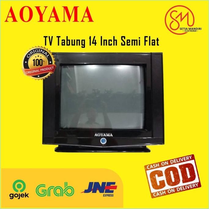 Jual AOYAMA TV Tabung 14 Inch Semi Flat Cembung 60 Watt RCA Shopee Indonesia