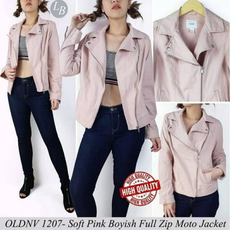 Twill moto outlet jacket old navy