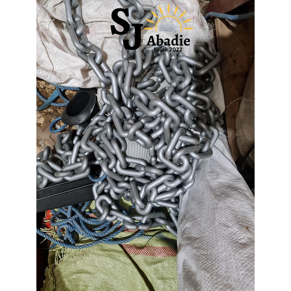 Jual (48KG) Rantai Besi / Rantai Kapal Galvanis 1/8 - 3/16 - 1/4 - 5/16 ...