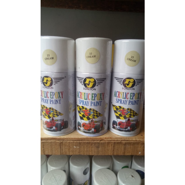 Jual cat semprot pilok pilox rj 300cc cream 300cc rj london | Shopee ...