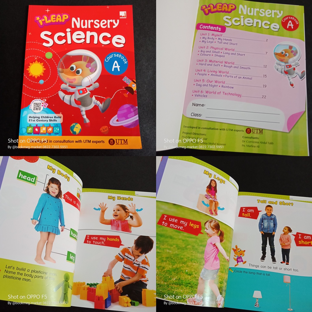 Jual BUKU I-LEAP SCIENCE (NURSERY/K1/K2) (COURSEBOOK & ACTIVITY BOOK ...