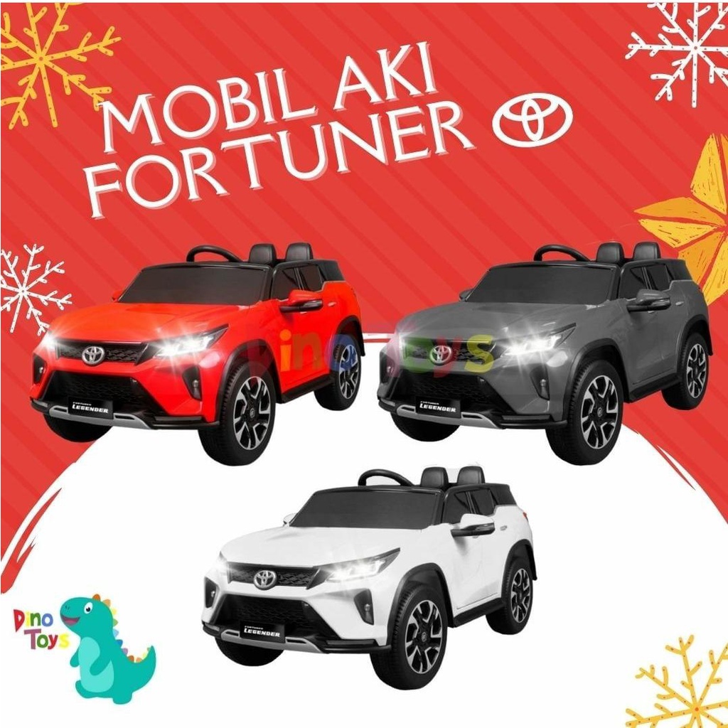 Jual Mobil Aki Fortuner Legender PMB Lisensi/ mobil aki anak (FREE